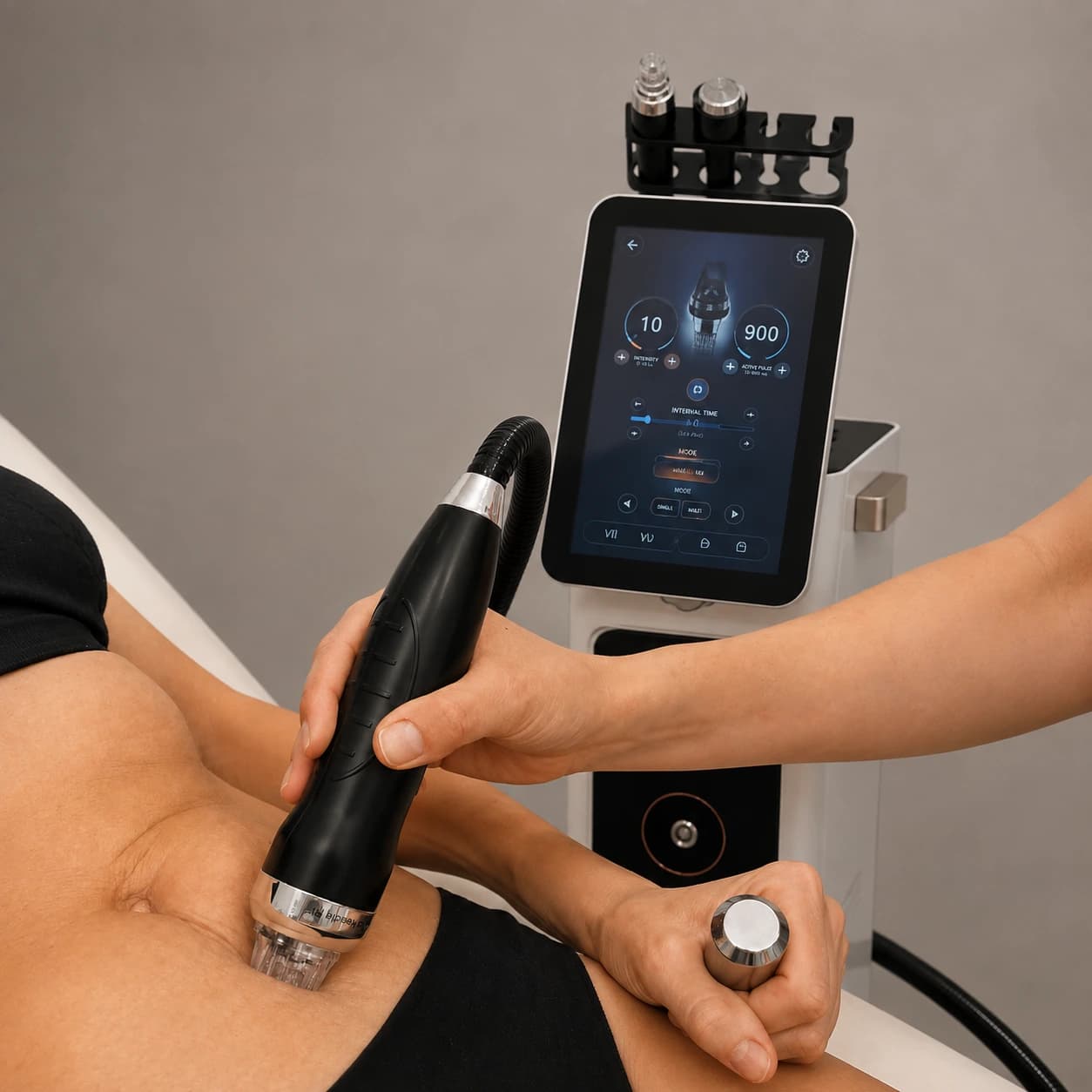 Monopolar RF for body treatments