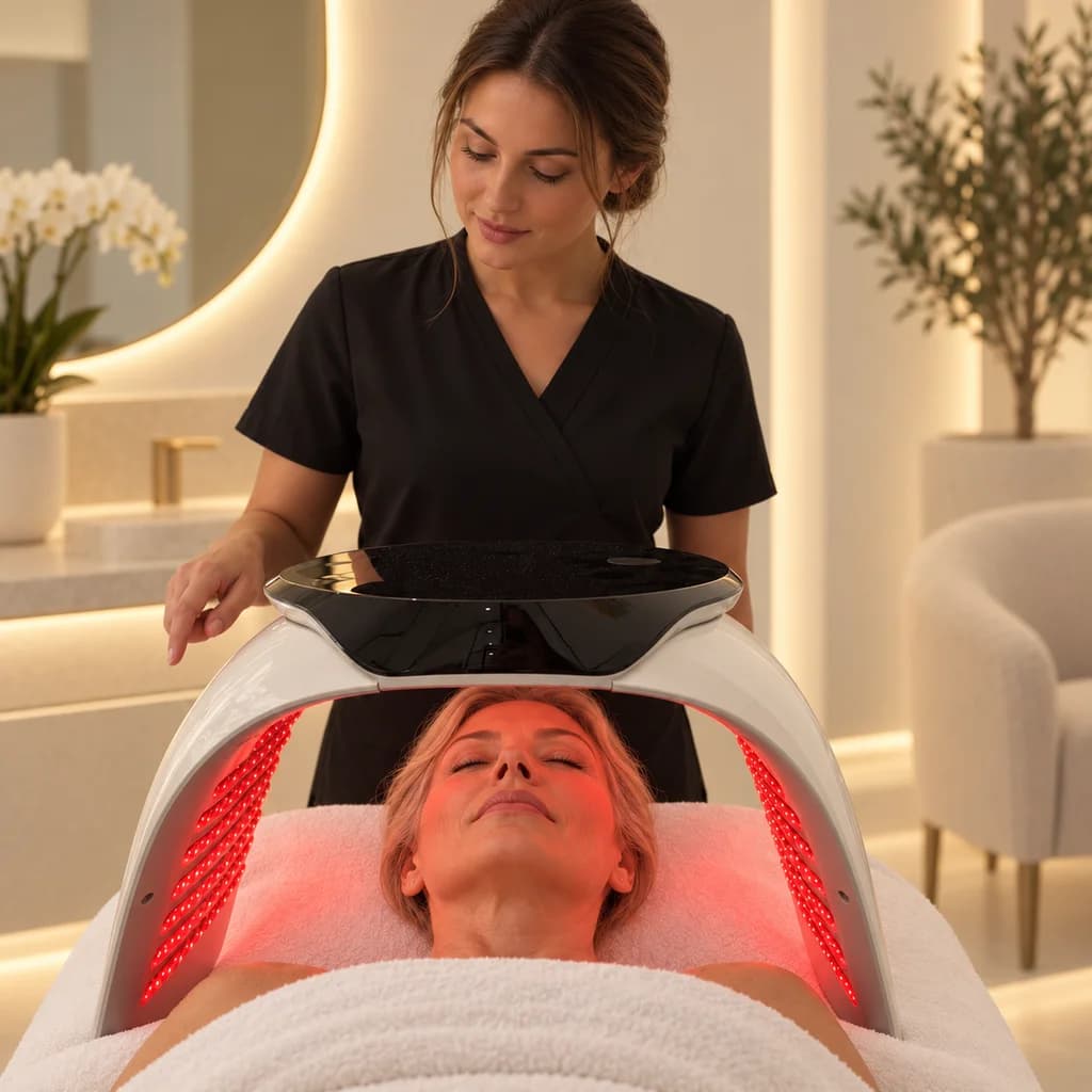 Red LED light for anti-age care and revitalization