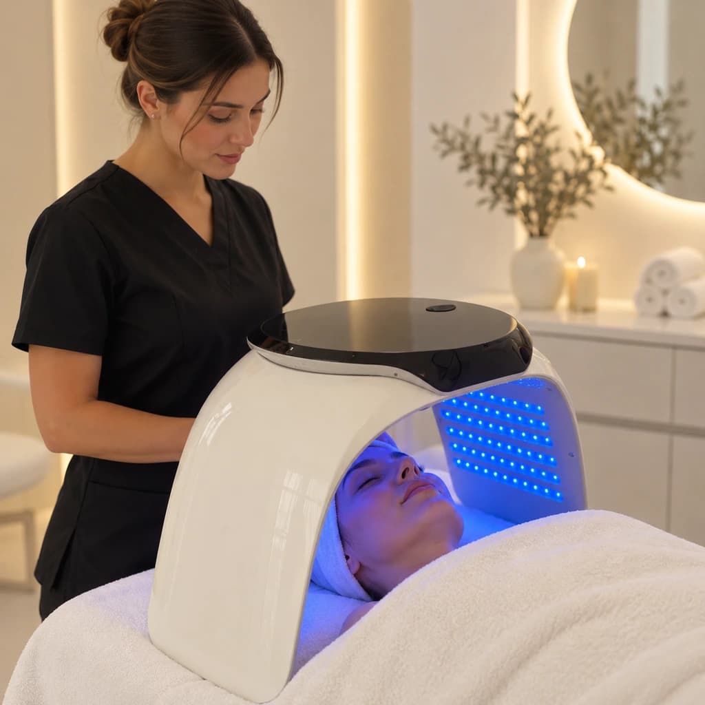 PhotoBYT LED facial treatment
